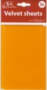 3 Velvet Sheets ( orange )